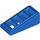 LEGO Blue Slope 1 x 2 x 0.7 (18°) with Grille (61409)