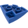 LEGO Blauw Helling 1 x 3 x 3 Gebogen Ronde Kwart  (76797)