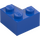 LEGO Blau Schrägstein 2 x 2 (45°) Doppelt Concave (Glatte Oberfläche) (3046)