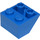 LEGO Blauw Helling 2 x 2 (45°) Omgekeerd met platte afstandsring eronder (3660)