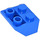 LEGO Blau Steigung 2 x 2 (45°) Invertiert mit flachem Abstandshalter darunter (3660)
