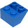 LEGO Blau Steigung 2 x 2 (45°) Invertiert mit flachem Abstandshalter darunter (3660)