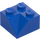 LEGO Bleu Pente 2 x 2 (45°) avec Double Concave (Surface rugueuse) (3046 / 4723)