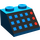 LEGO Blue Slope 2 x 2 (45°) with Square Buttons and Red LEDs (3039)