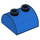 LEGO Bleu Pente 2 x 2 Incurvé avec 2 Goujons sur Haut (30165)