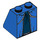 LEGO Blau Steigung 2 x 2 x 2 (65°) mit Dark Blau Dress mit Unterrohr (3678 / 17037)