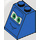 LEGO Blauw Helling 2 x 2 x 2 (65°) met Gezicht met Green Ogen met buis aan de onderzijde (3678 / 70159)