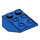 LEGO Blue Slope 2 x 3 (25°) Inverted without Connections between Studs (3747)