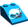 LEGO Blau Steigung 2 x 3 (25°) mit Ice Planet Logo mit rauer Oberfläche (3298)