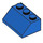 LEGO Blau Steigung 2 x 3 (45°) (3038)