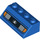 LEGO Blue Slope 2 x 4 (45°) with Headlights and Black Lines Pattern with Rough Surface (3037 / 82929)