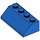 LEGO Blue Slope 2 x 4 (45°) with Rough Surface (3037)