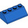 LEGO Blauw Helling 2 x 4 (45°) met ruw oppervlak (3037)