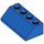 LEGO Blauw Helling 2 x 4 (45°) met ruw oppervlak (3037)