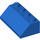 LEGO Bleu Pente 2 x 4 (45°) avec surface rugueuse (3037)
