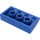 LEGO Blauw Helling 2 x 4 Gebogen met buizen aan de onderzijde (88930)