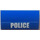 LEGO Blue Slope 2 x 4 Curved with &#039;POLICE&#039; Sticker with Bottom Tubes (88930)