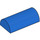 LEGO Blue Slope 2 x 4 Curved without Groove (6192 / 30337)