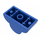 LEGO Bleu Pente 2 x 4 x 2 Incurvé avec Arrondi Haut (6216)
