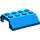 LEGO Blue Slope 4 x 4 (45°) Double with Hinge (4857)