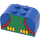 LEGO Blue Slope Brick 2 x 4 x 2 Curved with Bird Body (4744)