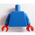 LEGO Blue Snowboarder Minifig Torso (73403 / 88585)