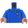 LEGO Blue Soccer Player Torso with Light Flesh Hands (973 / 76382)