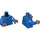 LEGO Blauw Soccer Player Torso met Medium Brown Handen (973 / 76382)