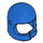 LEGO Blue Space Helmet with Broken Thick Chin Strap (16599 / 33441)