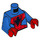 LEGO Blauw Spiderman met Korte benen Minifiguur Torso (973 / 76382)