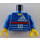 LEGO Sininen Urheilu Jalkapallo Addidas number 10 Vartalo (973)