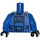 LEGO Azul Star Wars Cuerpo Armour Torso (76382 / 88585)