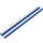 LEGO Blue Straight Track (12V) with Conducting Rail without Cable Connection Holes