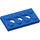 LEGO Blue Technic Plate 2 x 4 with Holes (3709)