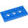 LEGO Blue Technic Plate 2 x 4 with Holes (3709)