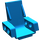 LEGO Blau Technic Sitz 3 x 2 Base (2717)