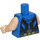 LEGO Blau Thor Minifig Torso (973 / 76382)