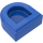 LEGO Blauw Tegel 1 x 1 Halve Oval (24246 / 35399)