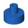 LEGO Blau Fliese 1 x 1 Runden mit Hollow Bar (20482 / 31561)