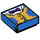 LEGO Blau Fliese 1 x 1 mit Waistcoat und bowtie mit Nut (3070 / 34190)