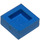 LEGO Blue Tile 1 x 1 without Groove