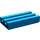 LEGO Blau Fliese 1 x 2 Gitter (mit Bottom Groove) (2412 / 30244)