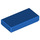 LEGO Blue Tile 1 x 2 with Groove (3069 / 30070)