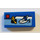 LEGO Bleu Tuile 1 x 2 avec man paddling  Autocollant avec rainure (3069)