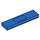 LEGO Blauw Tegel 1 x 4 met Minions Zwart Pocket (2431 / 69150)