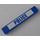 LEGO Blue Tile 1 x 6 with Blue &#039;POLICE&#039; on White Background Sticker (6636)