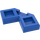 LEGO Blue Tile 2 x 2 Corner with Cutouts (27263)