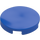 LEGO Blue Tile 2 x 2 Round with &quot;X&quot; Bottom (4150)