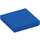 LEGO Blue Tile 2 x 2 with Groove (3068)