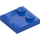 LEGO Blue Tile 2 x 2 with Studs on Edge (33909)